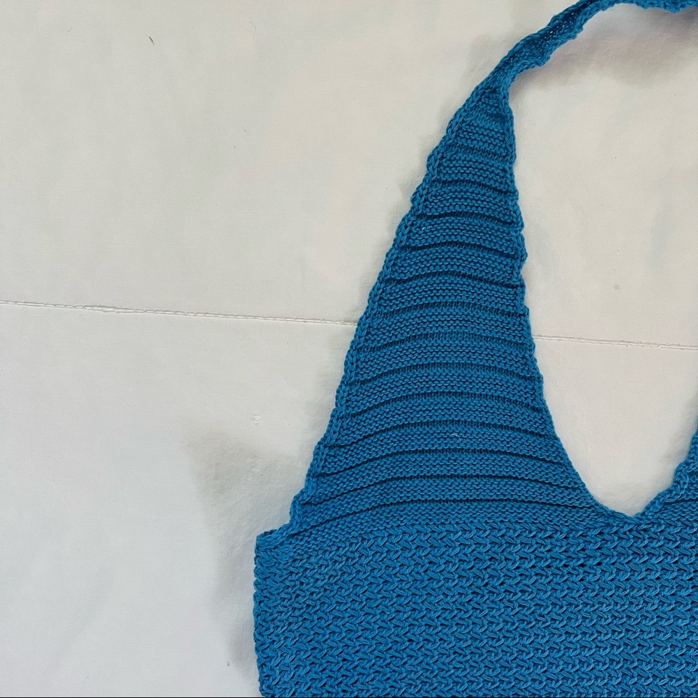 SHEIN crochet halter top